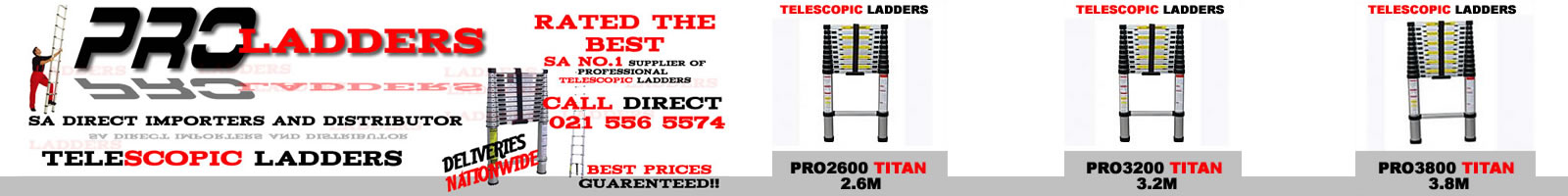 Telescopic ladders